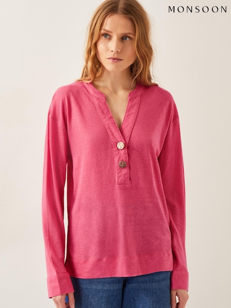 Monsoon Asher Long Sleeve Blend Top (F91729) | ‏246‏₪