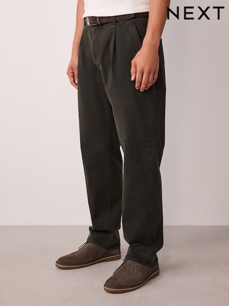 Marrón - Belted Trousers (F91816) | 54 €