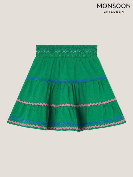 Monsoon Ric-Rac Tiered 100% Cotton Skirt (F91932) | ‏111‏₪ - ‏121‏ ₪