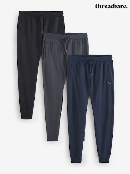 Threadbare Black Regular Fit Joggers 3 Pack (F91950) | €73