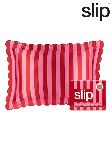 Slip 100% Pure Silk Standard Pillowcase with Scalloped Edge (F91961) | €189