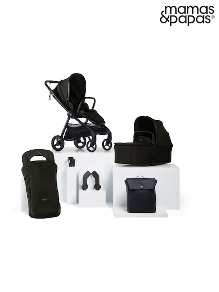 Mamas & Papas Noir Vardo 6 Piece Essential Travel Bundle (F92363) | €1,022
