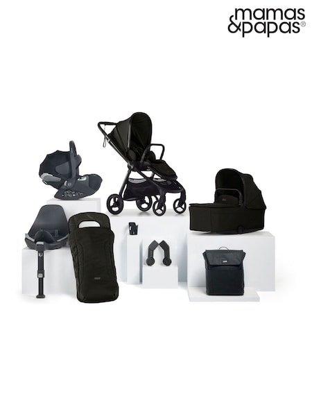 Mamas & Papas Noir Vardo 8 Piece Complete Cloud Travel Bundle (F92371) | €1,495