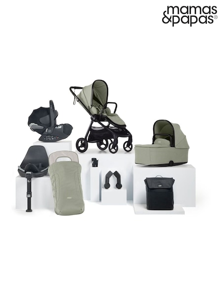 Mamas & Papas Sage Vardo 8 Piece Complete Cloud Travel Bundle (F92376) | €1,495