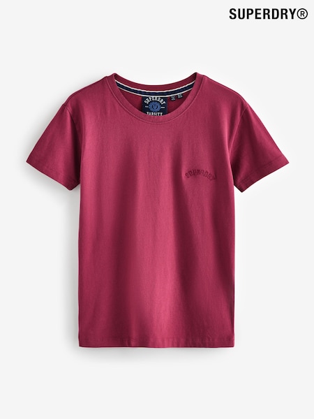 Superdry Red Essential Logo 90s T-Shirt (F92430) | €25