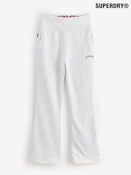 Superdry Grey Essential Logo Flare Joggers (F92448) | €58