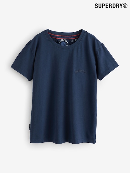 Superdry Blue Essential Logo 90s T-Shirt (F92449) | 99 QAR