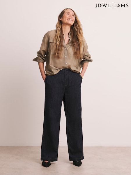 Anthology By JD Williams Palazzo Wide Leg Jeans (F92524) | 357 LEI