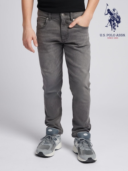 Gris - U.S. Polo Assn. Boys Classic Fit Jeans (F92741) | 57 € - 68 €