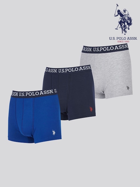 U.S. Polo Assn. Mens 3 Pack Multi Boxer Shorts (F92847) | €46