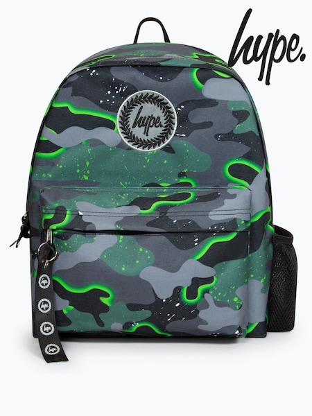 Hype. Boys Green Iconic Glow Camo Backpack (F92886) | €43