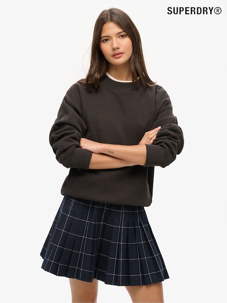Superdry Navy Vintage Check Pleated Mini Skirt (F93017) | €65