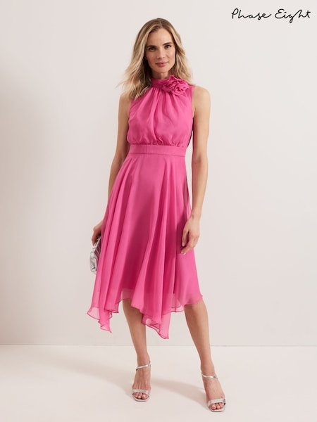 Phase Eight Pink Lucinda Dress (F93050) | AED868
