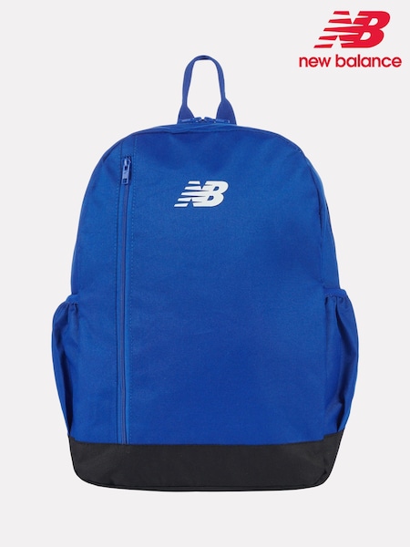 כחול כהה - New Balance Kids Contrast Backpack (F93182) | ‏151‏₪