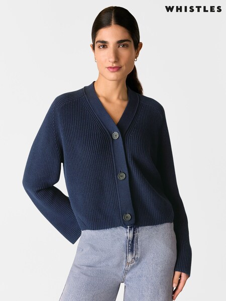 Whistles Nala 100% Cotton Cardigan (F93217) | €156