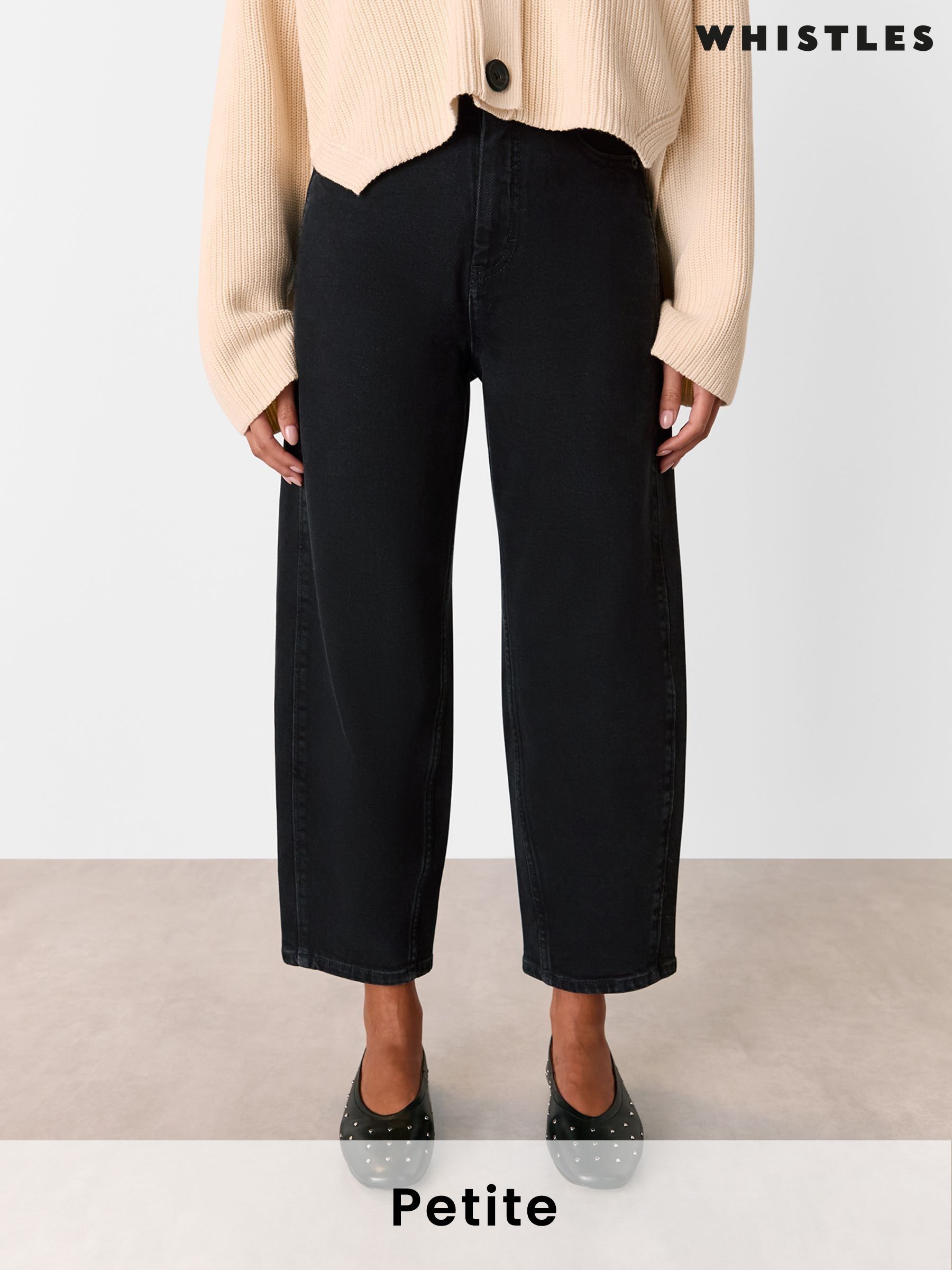 Women's Black Cropped Jeans | Straight leg Cropped Jeans | Next
