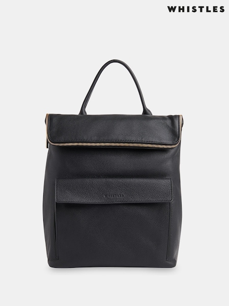Whistles Black Verity Backpack (F93246) | €318