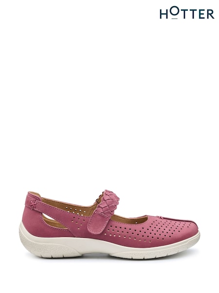 Hotter Wide Fit Quake II Touch Fastening Shoes (F93319) | 588 LEI