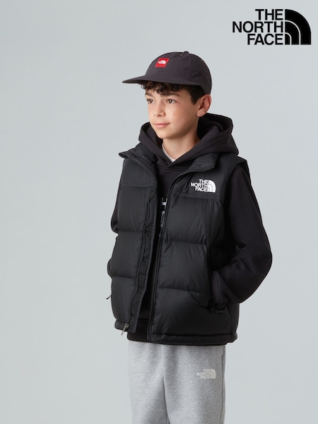The North Face Black 1996 Retro Nuptse Teen Puffer Jacket (F93403) | €331