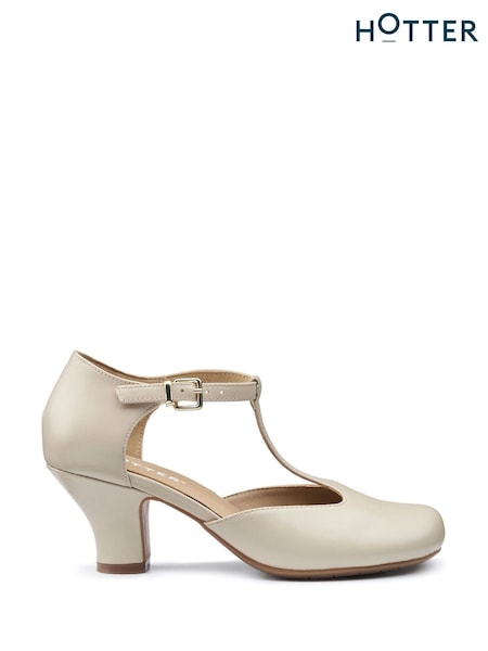 Hotter Wide Fit Tempo Buckle Shoes (F93410) | 663 LEI