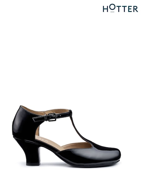 Hotter Regular Fit Tempo Buckle Shoes (F93420) | 663 LEI