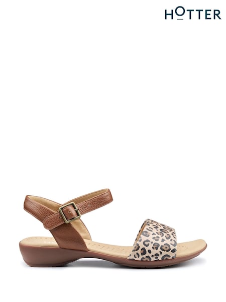Hotter Regular Fit Tropic Buckle Sandals (F93452) | 514 LEI