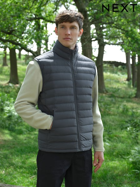 Blue ThermoGen Down Filled Packable Puffer Gilet (F93560) | €72
