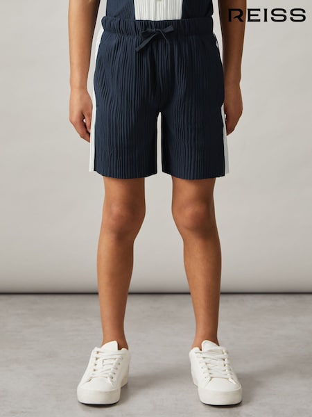 Reiss Tino Plissé Colour-Block Shorts (F93803) | 50 €
