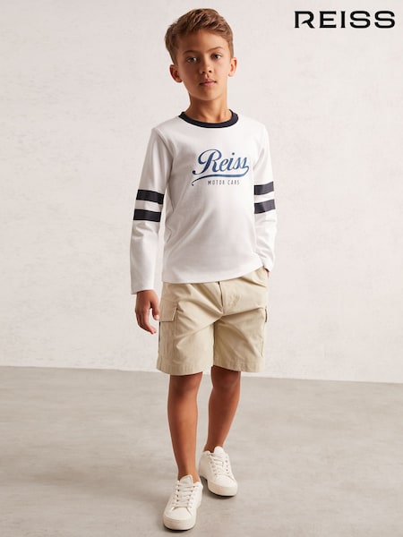 Reiss Light Stone Tyler Shorts (F93818) | AED202