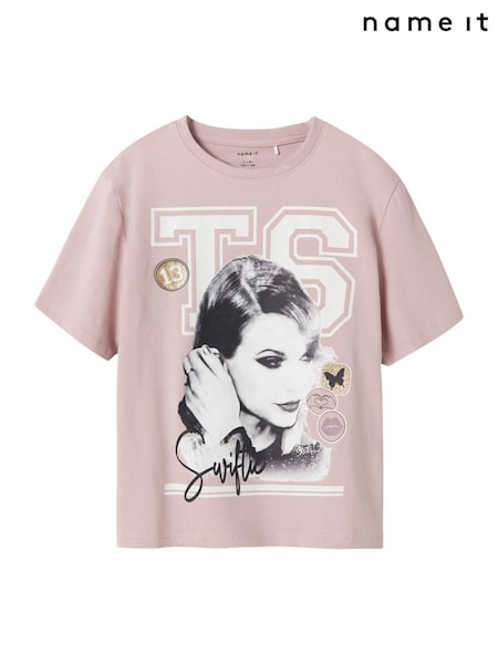 Name It Taylor Swift Graphic Print Boxy T-Shirt (F93893) | ‏93 د.إ.‏