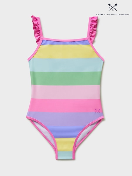 Crew Clothing Pink Printed Swimsuit (F93909) | ₪101 - ₪121
