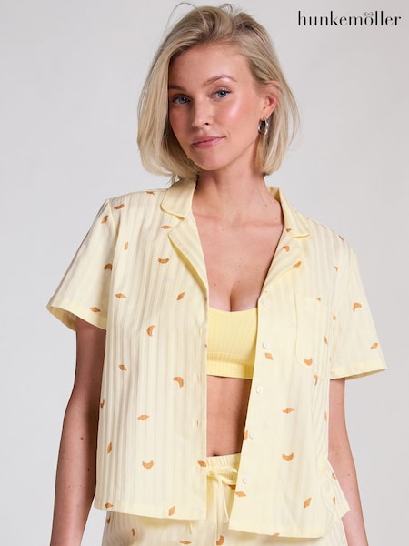 Hunkemöller Yellow 100% Cotton Pajamas Top (F94058) | €33