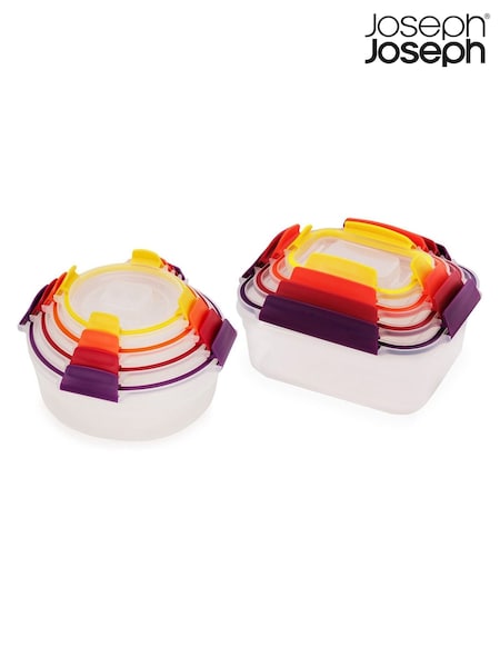 Joseph Joseph 8 Piece Multicolour Nest Lock Round & Rectangle Multi Containers sets (F94106) | 10,960 ISK