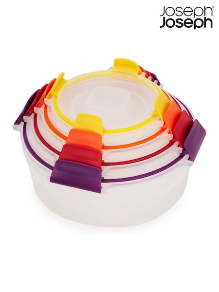 Joseph Joseph 4 Piece Multicolour Multisize Nest Lock Round Containers Set (F94116) | CHF 49