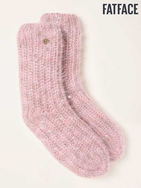 FatFace Fluffy Sparkle Slipper Socks (F94163) | 39 €