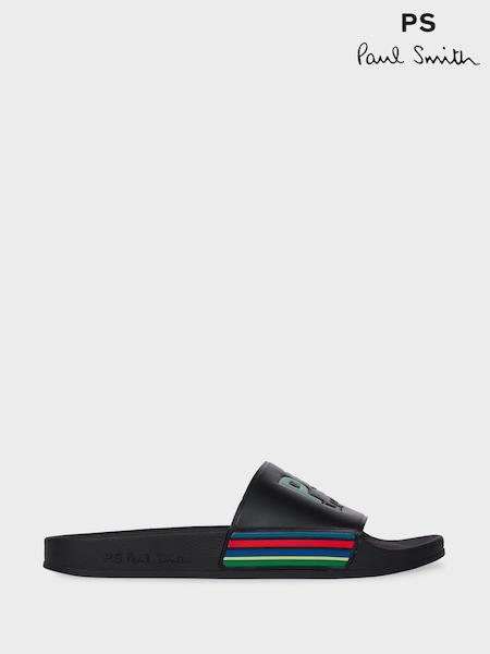 PS Paul Smith Stripe Black Sandals (F94186) | R$ 495