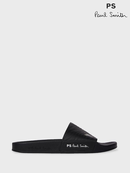 Черный - PS Paul Smith Logo White Sandals (F94188) | €66