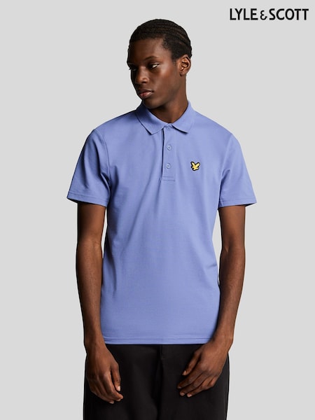 Lyle & Scott Light Blue Plain Polo Shirt (F94256) | €69