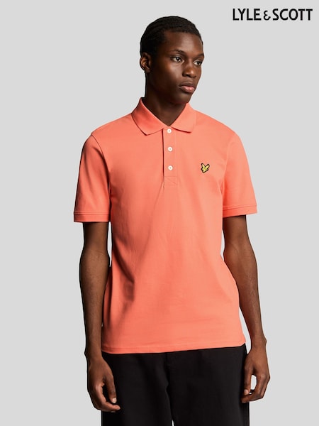 أحمر - Lyle & Scott Plain Polo Shirt (F94286) | ‏320 د.إ.‏