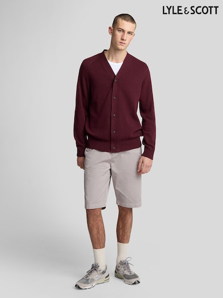 Lyle & Scott Grey 100% Cotton Chinos Shorts (F94306) | €92