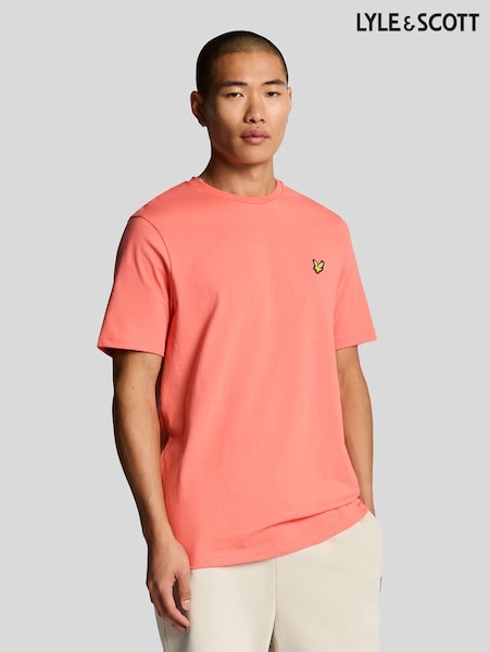 Lyle & Scott Red Cotton Plain T-Shirt (F94308) | 148 QAR