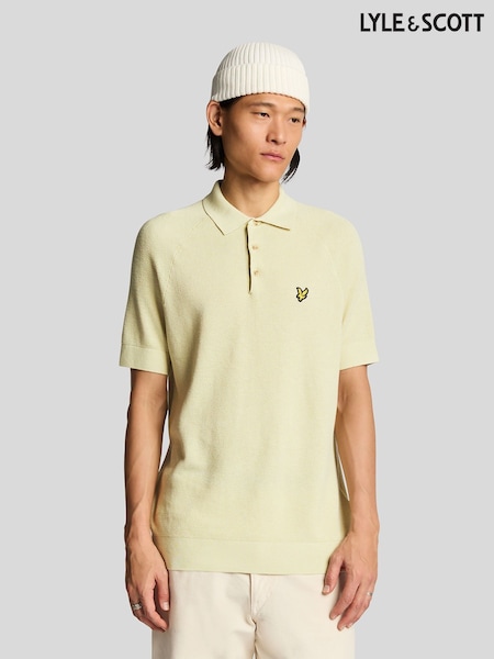Lyle & Scott Linen Blend Knitted Polo Shirt (F94309) | 4 806 грн