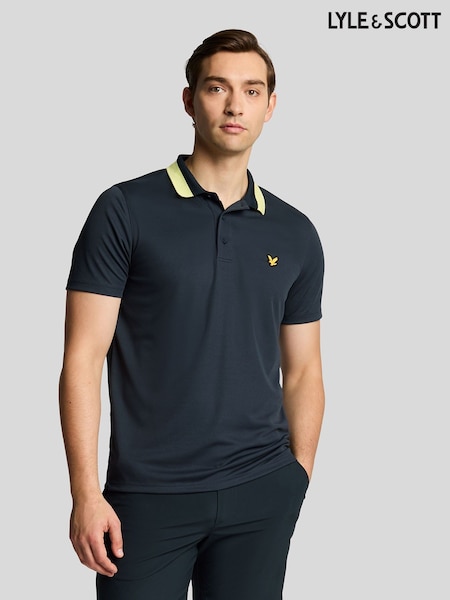 Lyle & Scott Tipped Collar Polo Shirt (F94329) | ‏302‏₪