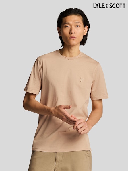 Lyle & Scott Brown 100% Cotton Superfine T-Shirt (F94335) | €50