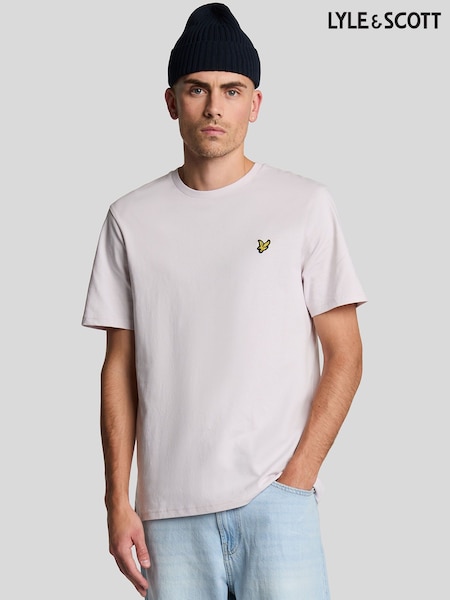 Lyle & Scott Pink Plain 100% Cotton T-Shirt (F94346) | €43