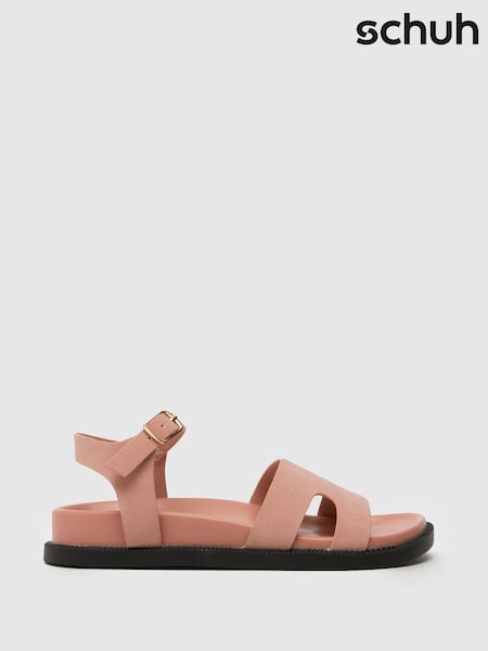 Roz - Sandale negre Schuh Tippi cu talpă confortabilă (F94408) | 223 LEI - 238 LEI