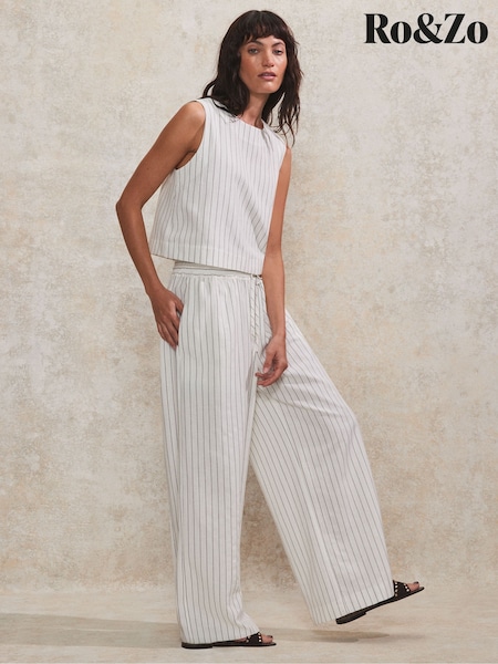 Ro&Zo White Casual Trousers (F94412) | 4,746 UAH