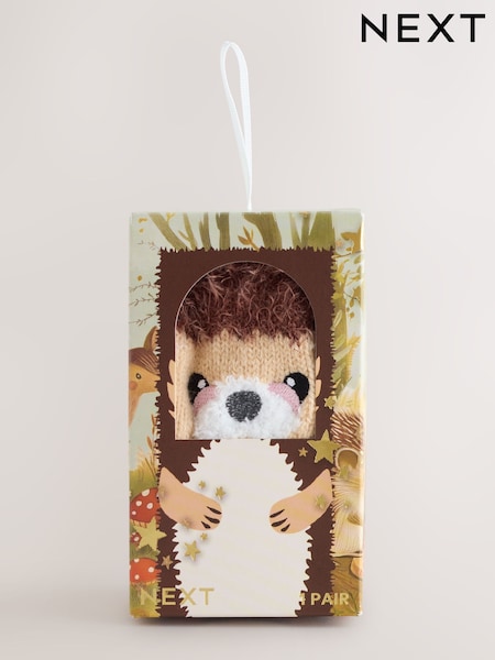 Hedgehog Cosy Ankle Socks in a Box 1 Pack (F94633) | €8
