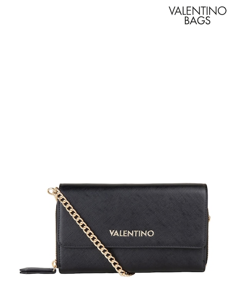 Valentino Bags Black Zero Re Purse With Chain Strap (F94761) | €113