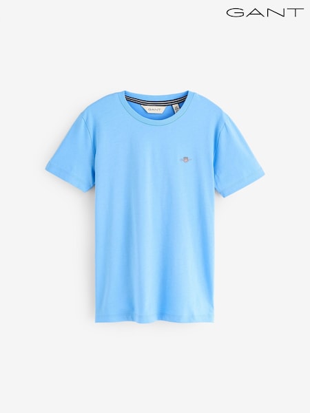 GANT Blue 100% Cotton Shield T-Shirt (F94813) | €33